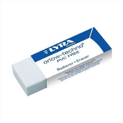 Lyra Γόμα Λευκή Orlow- Τechno Σε Πλαστικό Κουτάκι - 007417202