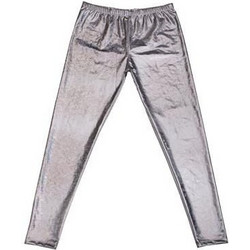 Mens Silver Shiny Leggings