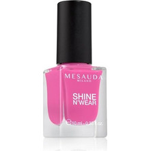Mesauda Shine N'Wear Passion Rose Gloss Βερνίκι Νυχιών Μακράς Διαρκείας Quick Dry 10ml