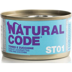 Natural Code ST01 Adult Sterilised with Tuna & Zucchini 85gr