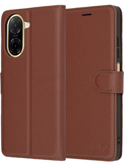 Techsuit Leather Folio Θήκη Book Brown (Xiaomi Redmi A5 4G)