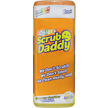 Scrub Daddy διάφορα χρωματιστά σφουγγάρια (συσκευασία 6)