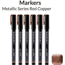 Metallic Series Markers - Red Copper