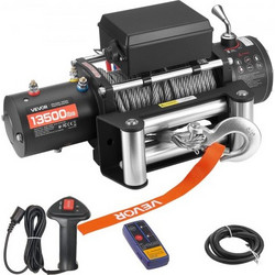 VEVOR Ηλεκτρικός Βίντσι 12V DC, 6100 kg - Αδιάβροχο με Χειριστήριο (Ασύρματο & Ενσύρματο) GSSDDJP135004PUN3001V9
