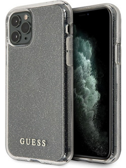 Guess Hard Back Cover Glitter Silver (iPhone 11 Pro Max)
