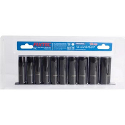 Καρυδάκια Κρουστικά 1/2 Μακριά 10Τεμ. Cr-V 10mm-24mm Fixtec FHDS031310M