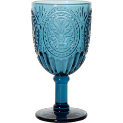 Keleman Ποτήρι Κρασιού Κολωνάτο Sunny Μπλε 350ml TM230840/B