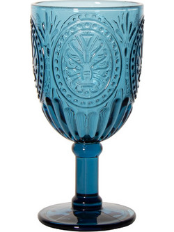 Keleman Ποτήρι Κρασιού Κολωνάτο Sunny Μπλε 350ml TM230840/B