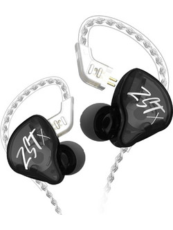 KZ ZST X Ακουστικά Ψείρες In-Ear Μαύρα