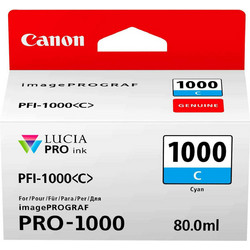Canon PFI-1000 Cyan Μελάνι Εκτυπωτή Inkjet 0547C001