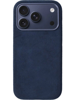 Θήκη iPhone 17 Pro Rosso Avanti Back Cover από Premium Alcantara με MagSafe - Blue (8719246549434)