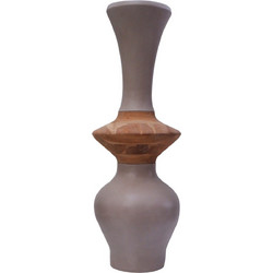 ΔΙΑΚΟΣΜΗΤΙΚΟ ΒΑΖΟ ΔΑΠΕΔΟΥ NEBULA HM4660.05S FIBER CEMENT TAUPE-ΞΥΛΟ ΤΕΑΚ Φ45x115Υεκ (1 τεμ.)