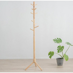 Καλόγερος Nextdeco Natural μασίφ ξύλο Υ175xO41εκ