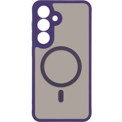 Sonique Magnetic MagMatte Lens Back Cover Purple (Samsung Galaxy S25 FE)