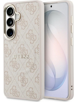 Guess 4G Embossed Ring MagSafe Case Pink (Samsung Galaxy S26 Plus)