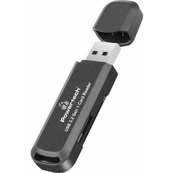 Powertech PT-1112 Card Reader USB-A 2.0 για SD / microSD