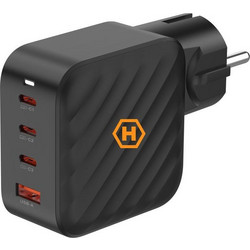 Φορτιστής Ταξιδίου Ταχείας Φόρτισης Hammer RapidCharge Duo με Τετραπλή Έξοδο USB A & 3xUSB C PD 100W Μαύρο N69486