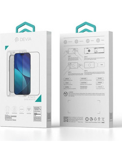 Tempered Glass Crystal Diamond Hardness Devia Apple iPhone 17 Pro με Βοηθητικό Εργαλείο Van Μαύρο (1 τεμ.)
