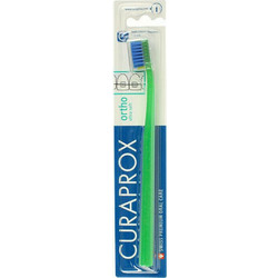 Curaprox CS 5460 Ortho Ultra Soft Οδοντόβουρτσα Γαλάζια Κίτρινη