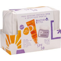 Medisei Panthenol Extra Sun Care Diaphanous Face Gel SPF50 50ml + Face & Eye Cream 50ml