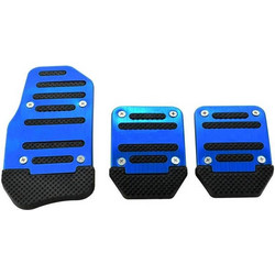 Αντιολισθητικά Πεντάλ Αυτοκινήτου - 3τμχ - Non Slip Car Pedal Μπλε