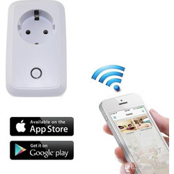Έξυπνη Wifi Wireless Τηλεχειριζόμενη Πρίζα Ρεύματος ANDOWL 10A-18782 2200W Έλεγχος μέσω Smartphone App - EU