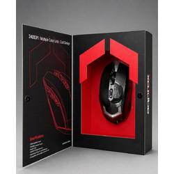 Approx Fire Ενσύρματο Gaming Ποντίκι RGB 2400 DPI Black