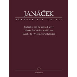 Barenreiter Janacek Werke for Violin