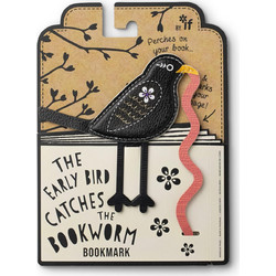 Σελιδοδείκτης If The Early Bird Catches The Bookworm Blackbird