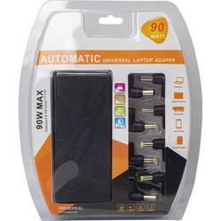 Universal Φορτιστής Laptop 90W και με σετ βυσμάτων OEM