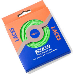 Sparco Κορδόνια Παπουτσιών Στρογγυλά Πολυεστερικά Fluorescent Green 2τμχ 140cm (BAT0024B0G06140)