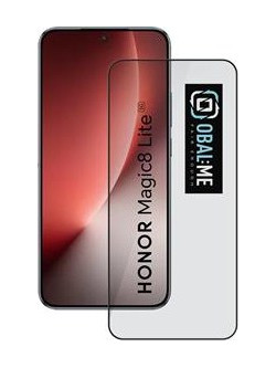 OBAL:ME 5D Glass Screen Protector for Honor Magic8 Lite Black