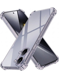 Techsuit Shockproof Clear Back Cover Smoke Black (Xiaomi Poco X8 Pro Max)