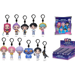 3D Figural Foam Bag Clip K-Pop Demon Hunters - Series 1 Μπρελόκ (Τυχαίο Περιεχόμενο) - KC327759