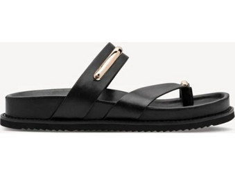 Tamaris Mule Slide - ΜΑΎΡΟ