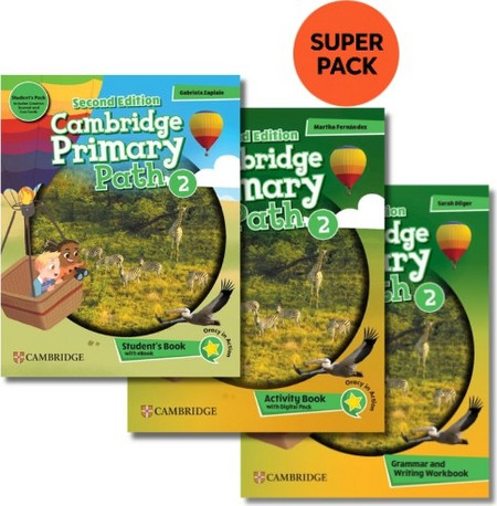CAMBRIDGE PRIMARY PATH 2 SUPER PACK 2 (SB + WB + GR WB + WORDLIST) 2ND ED