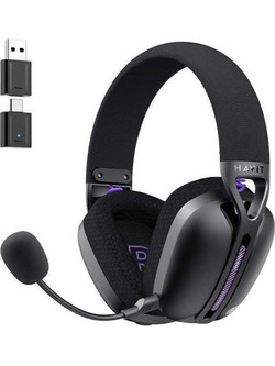 Havit Fuxi H3 Ασύρματο Gaming Headset Over Ear Black