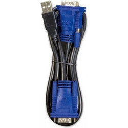 VGA Cable Planet 5m/USB/VGA/Shielded Coaxial/Ferrite Core/2Y (KVM-KC1-5)
