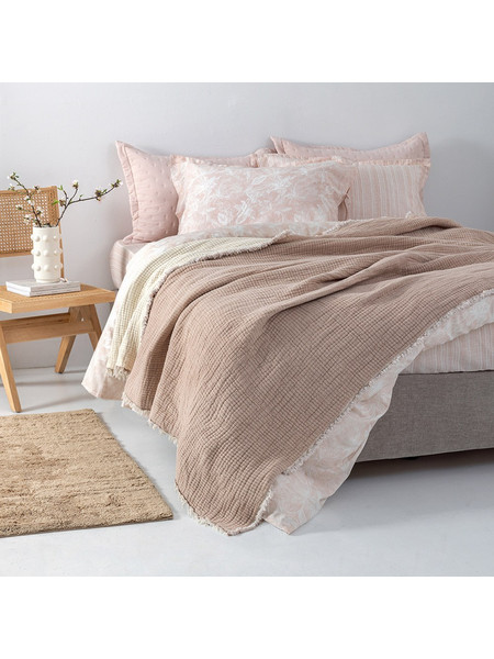 Κουβέρτα Muslin Mous Beige 170x240cm Palamaiki 9-140795-001