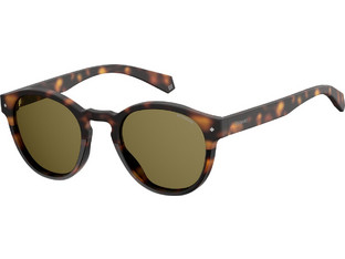 Polaroid Eyewear PLD6042/S 086/SP Γυναικεία Γυαλιά Ηλίου Στρογγυλά Κοκάλινα Καφέ με Μαύρο Polarized Φακό