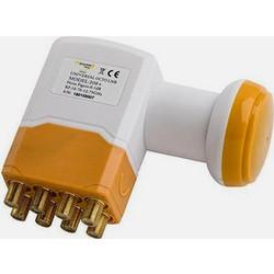 LNB Golden Media Universal Octo 208+ - 8 Έξοδοι, Θόρυβος 0.1 dB, Κέρδος 55-65 dB & Ku-band