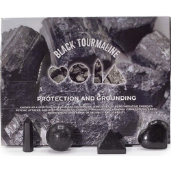 Four Gemstone Shapes - Black Tourmaline