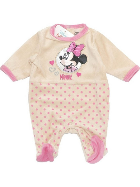 Disney Minnie Φορμάκι Μακρυμάνικο Λευκό Ροζ 8030265