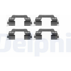 Delphi Σετ βοηθ. εξαρτημάτων, Τακάκια Φρένων - LX0425