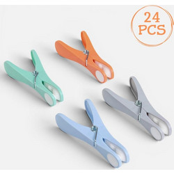 Μανταλάκια Softgrip σε 4 Χρώματα 9cm - 24 τμχ