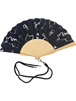 Puckator Βεντάλια Χειροός Πτυσσόμενη Lucky The Black Cat (FAN10)