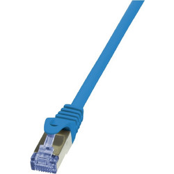 LogiLink S/FTP Cat.6a Καλώδιο Δικτύου Ethernet 0.25m Blue