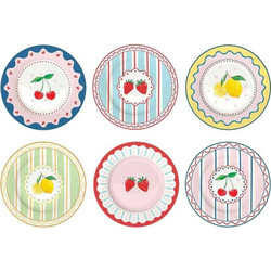 Easy Life Θεσπής Δεσέρτου Πορσελάνης Fruit Mania 19cm 0ml Πολύχρωμο