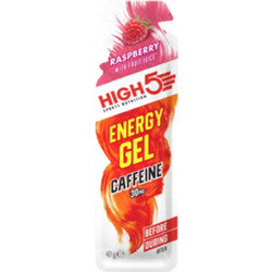 High 5 Energy Gel Caffeine Rasberry 40gr