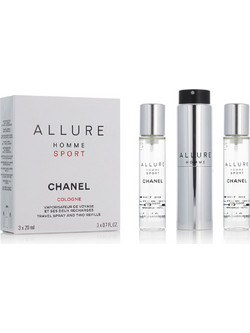 Chanel Allure Homme Sport Eau de Toilette Refillable 20ml + Refill 2x20ml
